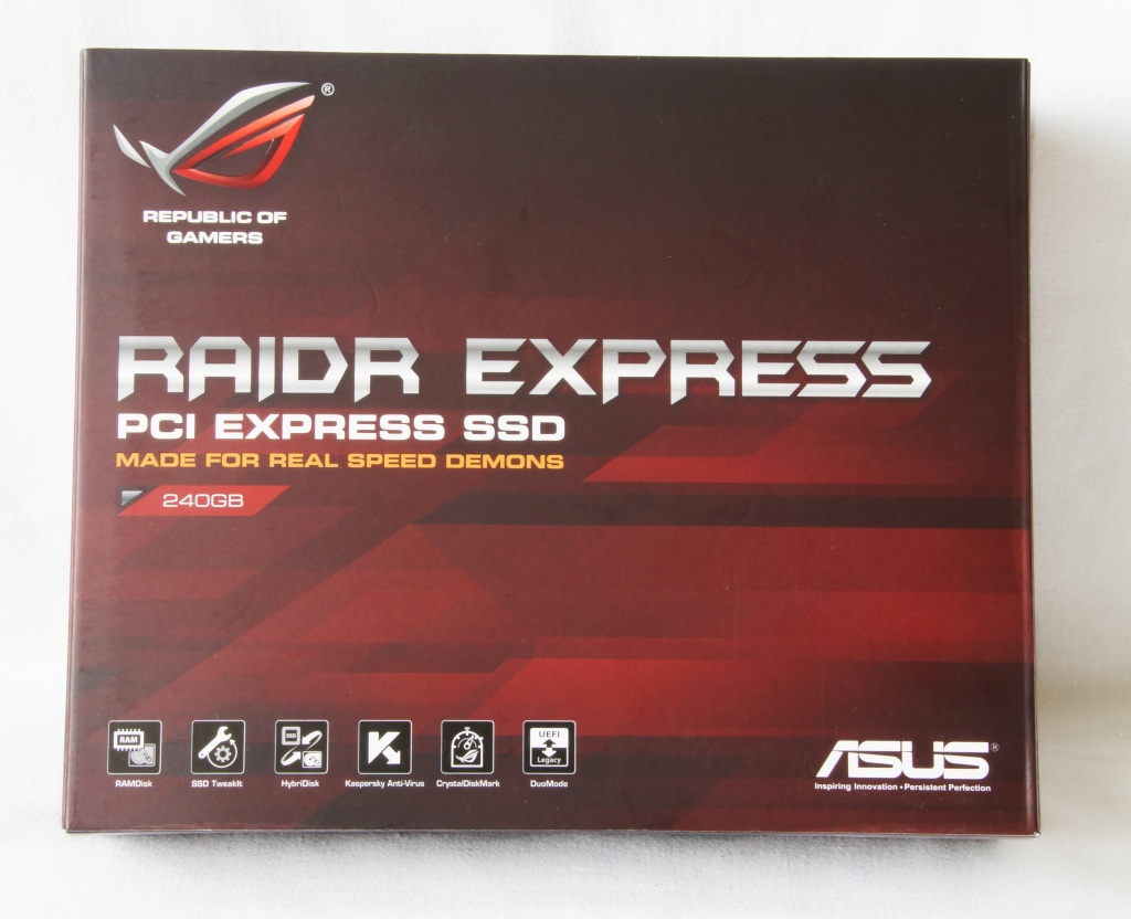 Обзор и тестирование PCI-Express SSD накопителя ASUS ROG RAIDR Express...