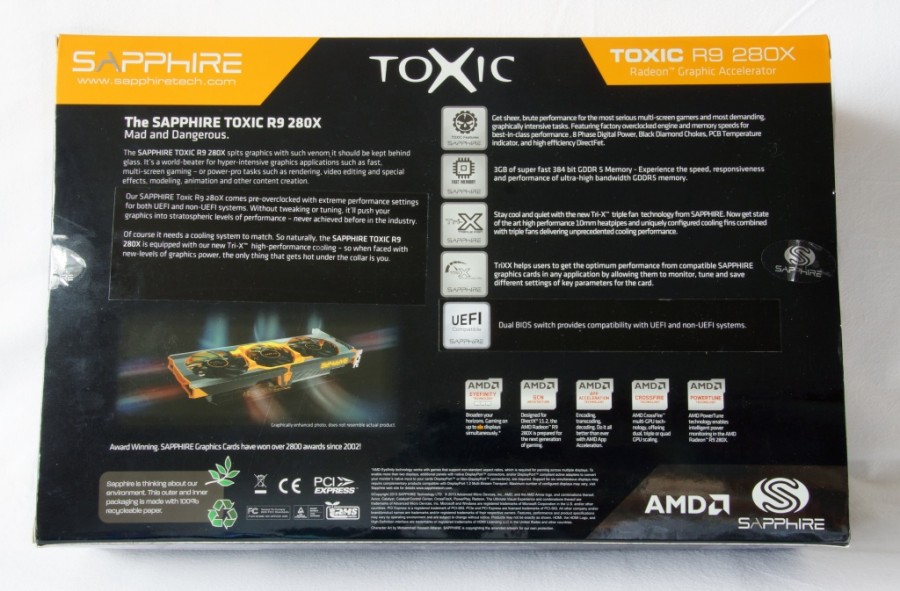 Обзор видеокарты Sapphire Radeon R9 280X Toxic GreenTech_Reviews