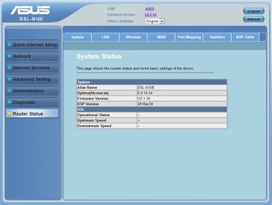 Asus dsl n10e настройка dsl