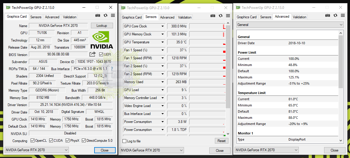 GTX 1650 Max-q GPU Z. RTX 2070 GPU Z. GPU Z ASUS ROG. 2060 Super GPU Z.